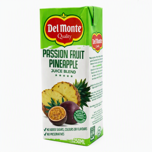 Del Monte Juice Blend Pineapple & Passion Fruit 250ml
